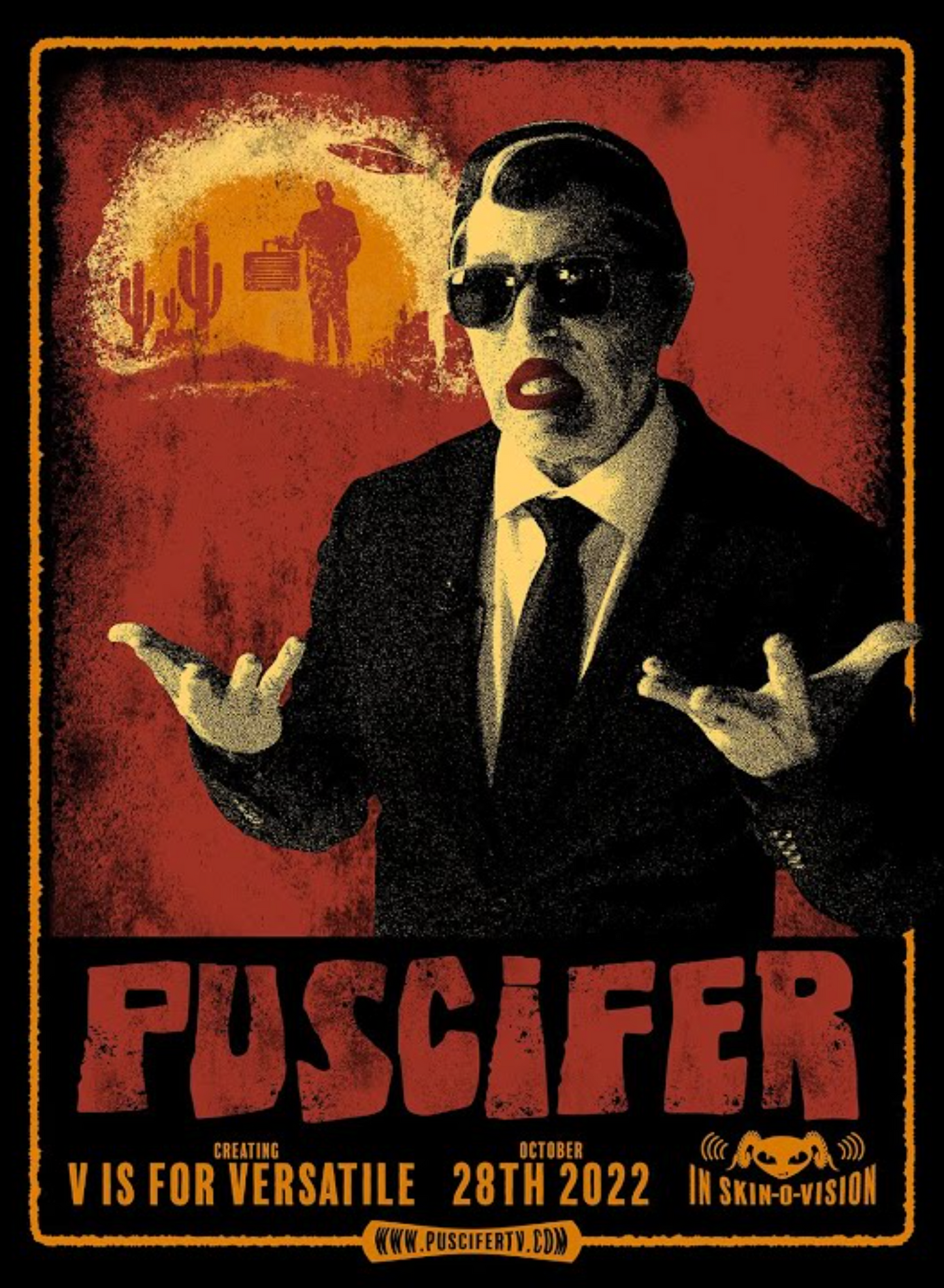 Puscifer V is for Versatile Event Poster - Signed