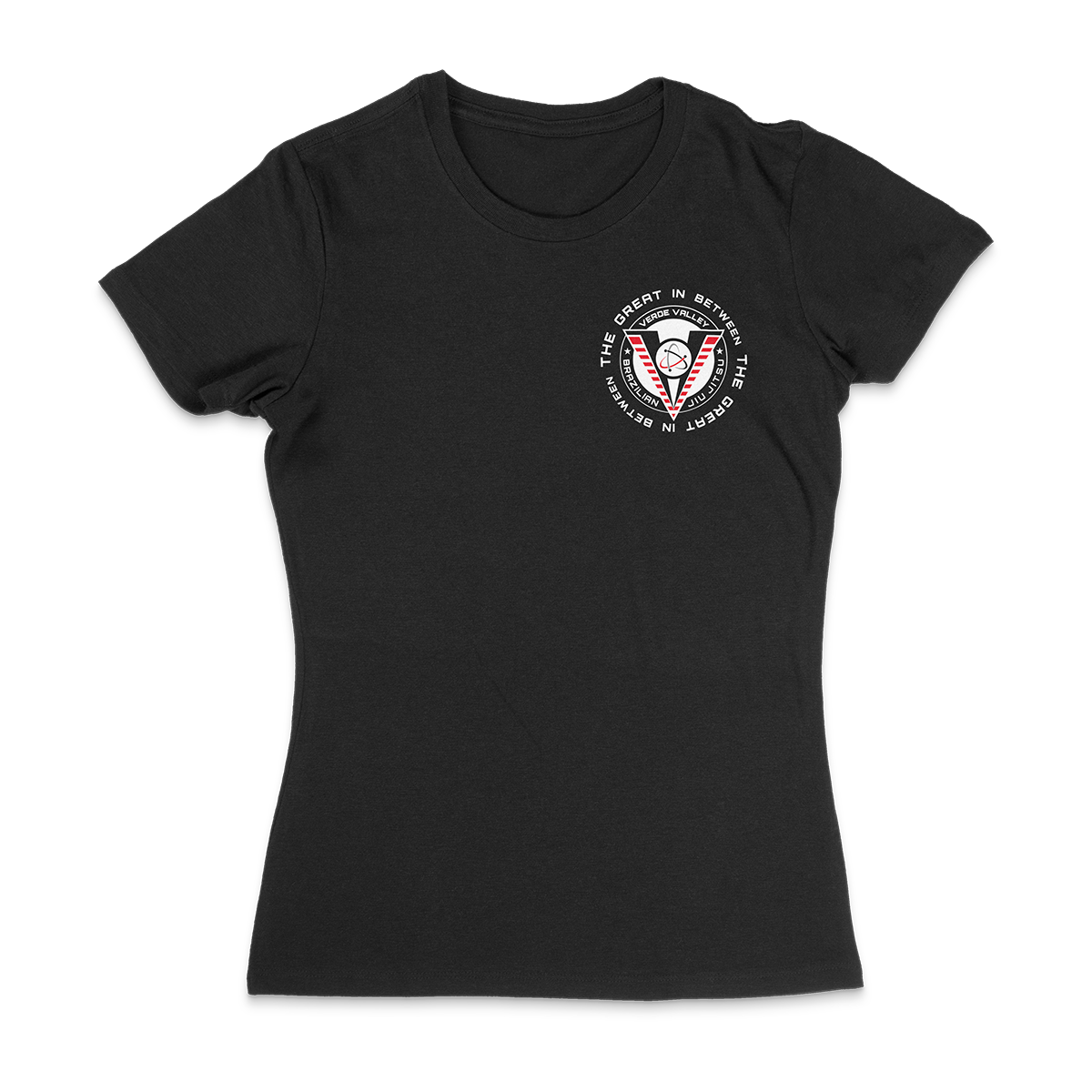 TGIB VVBJJ Women's Black Tee Front