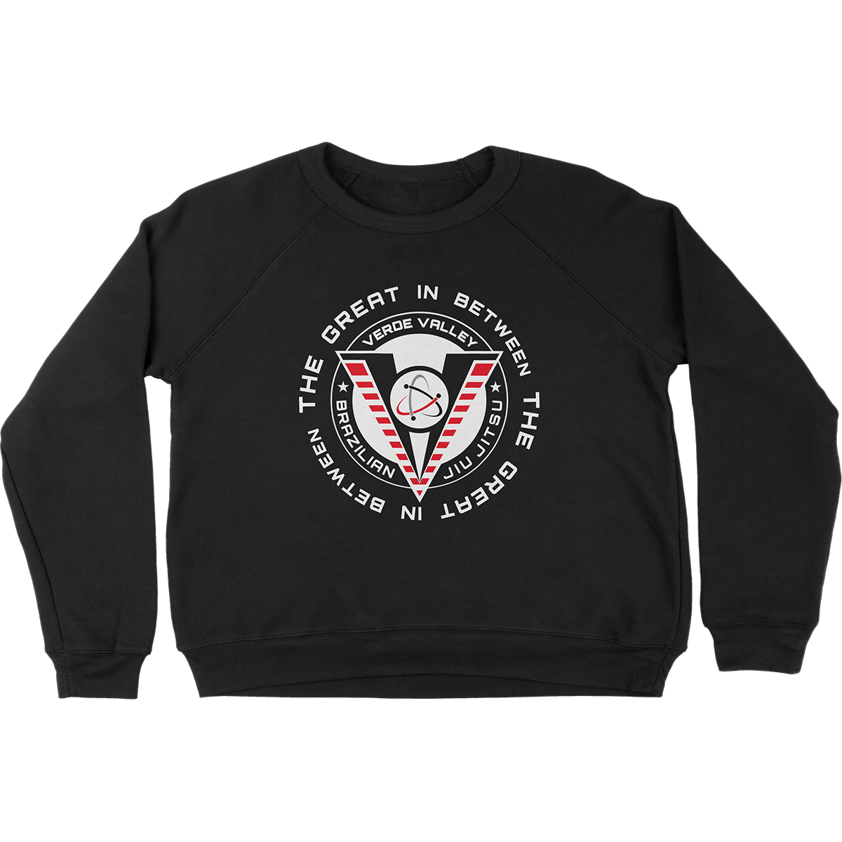 TGIB VVBJJ Women's Black Raglan