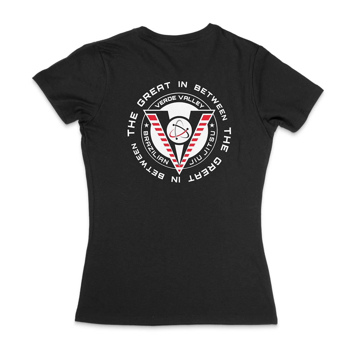 TGIB VVBJJ Women's Black Tee Back