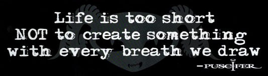 Create With Every Breath Bumper Sticker